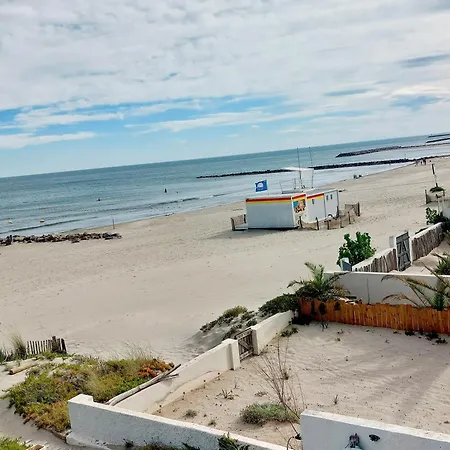 Studio Vue Mer Exceptionnelle Premiere Ligne Carnon Plage Exterior photo