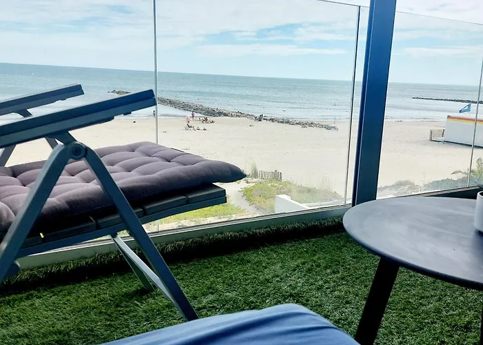 Studio Vue Mer Exceptionnelle Premiere Ligne Carnon Plage